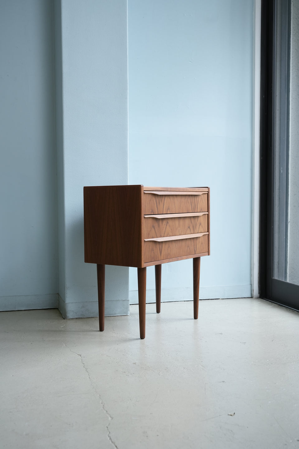 Danish Vintage Teak 3drawer Small Chest/デンマークヴィンテージ スモールチェスト 3段