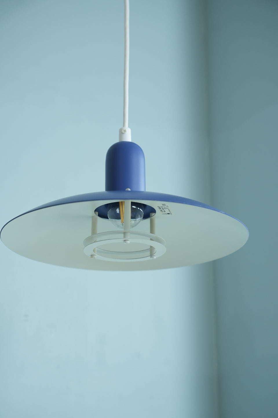 Danish Vintage Jeka “Luna” 8024-P Pendant Light Blue / デンマークヴィンテージ ジェカ ルナ ペンダントライト