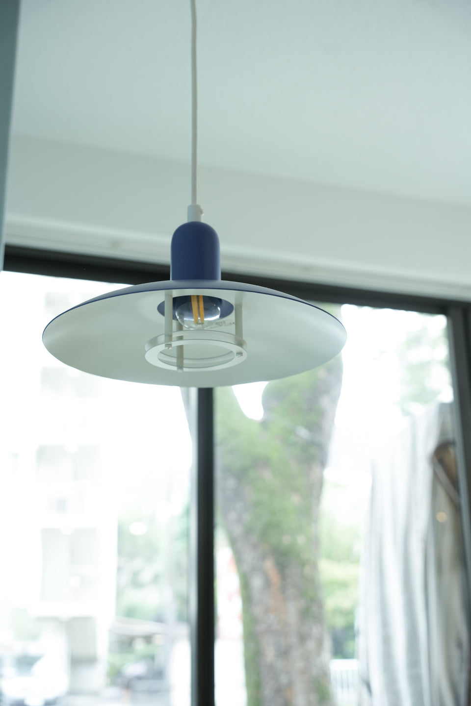 Danish Vintage Jeka “Luna” 8024-P Pendant Light Blue / デンマークヴィンテージ ジェカ ルナ ペンダントライト