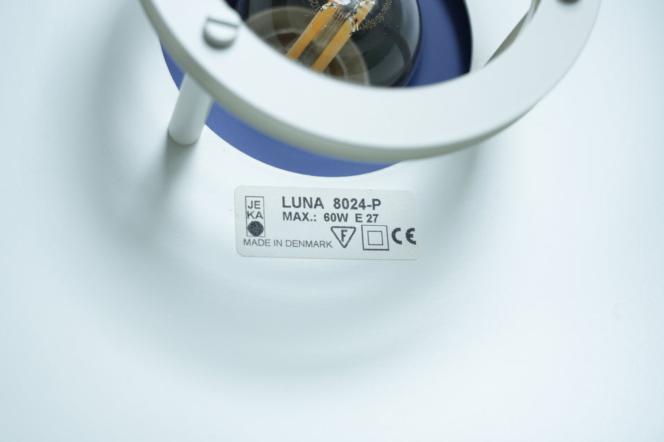 Danish Vintage Jeka “Luna” 8024-P Pendant Light Blue / デンマークヴィンテージ ジェカ ルナ ペンダントライト