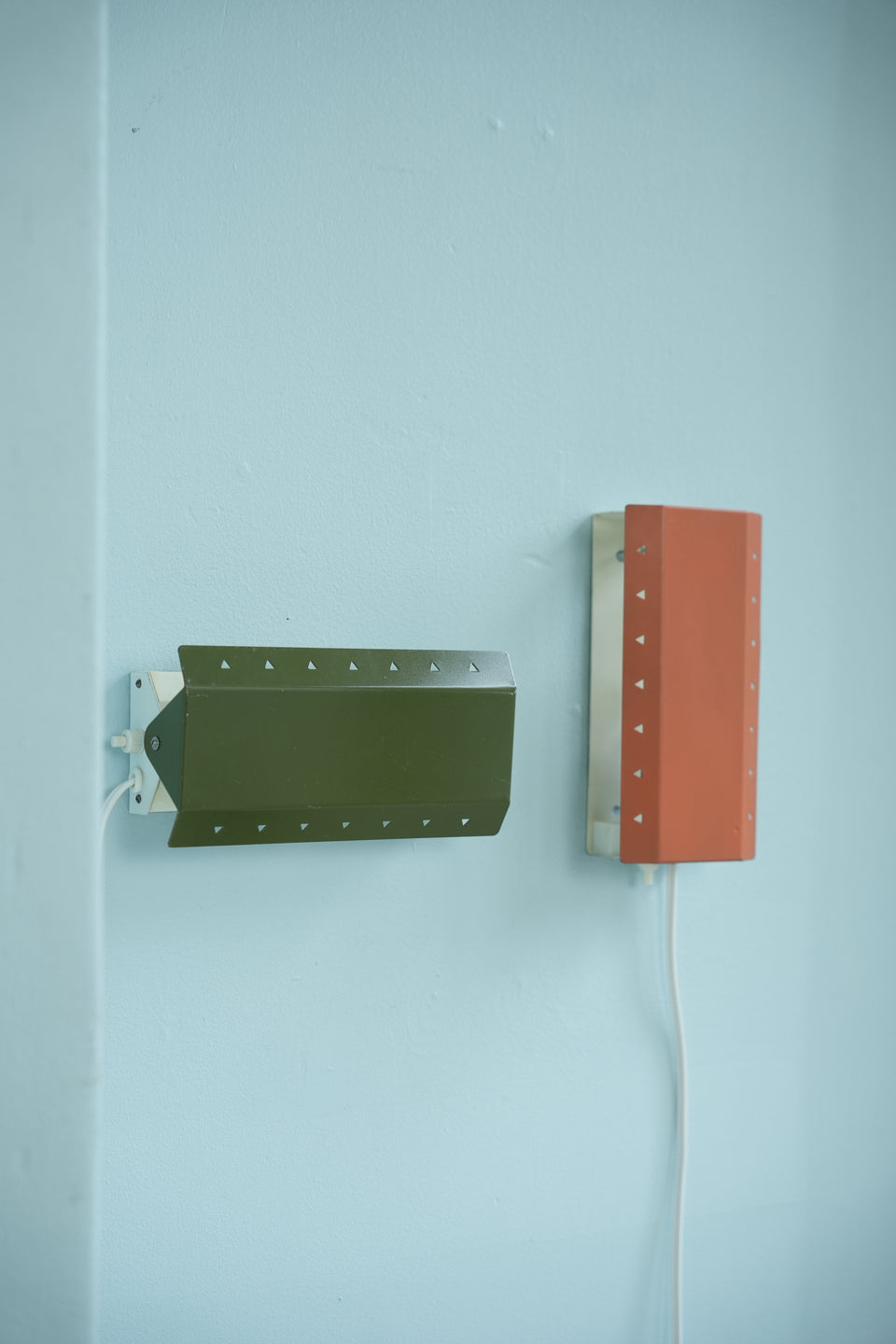 Danish Vintage E.S. Horn Bedside Wall Lamp Type 564 Green / Orange / デンマークヴィンテージ ホーン ウォールランプ