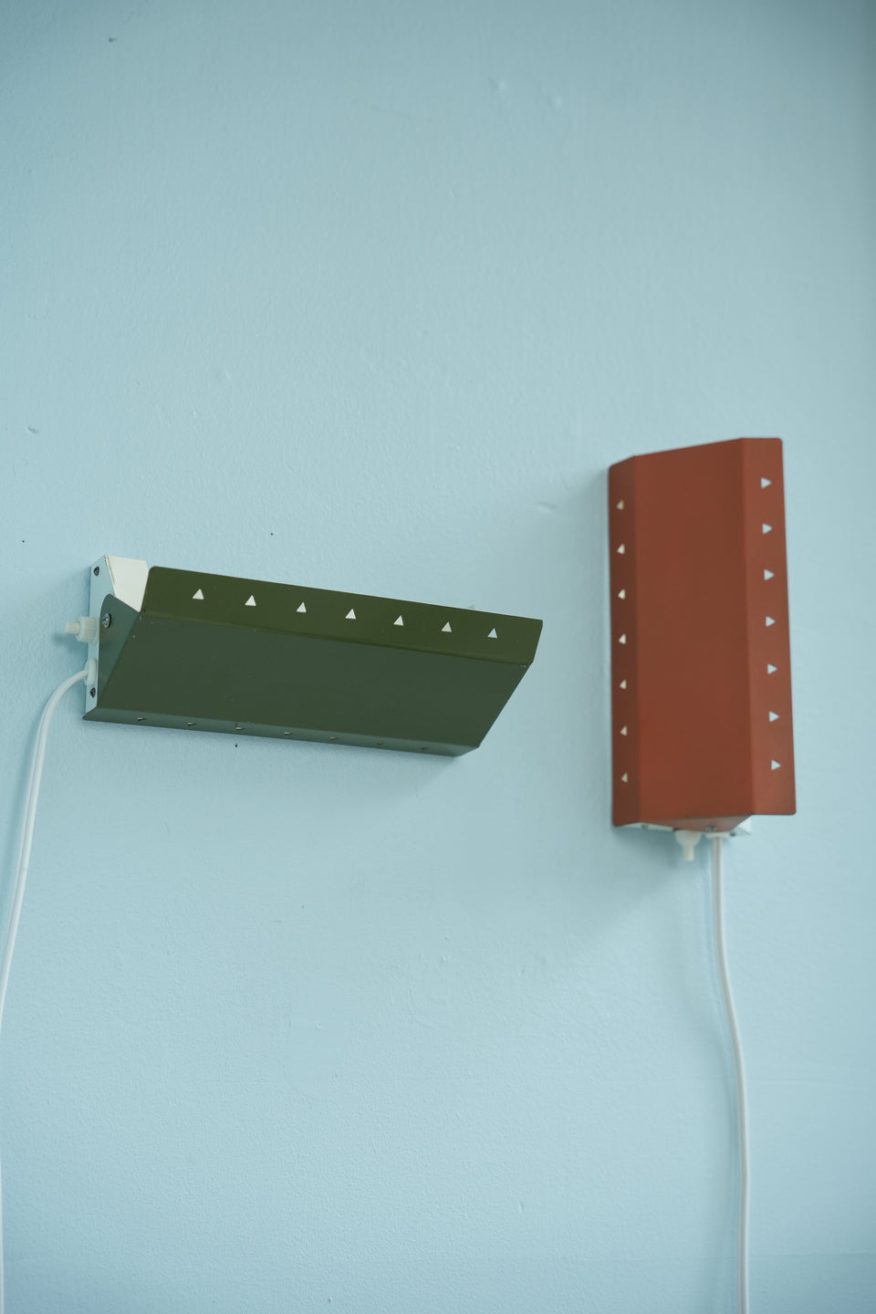 Danish Vintage E.S. Horn Bedside Wall Lamp Type 564 Green / Orange / デンマークヴィンテージ ホーン ウォールランプ