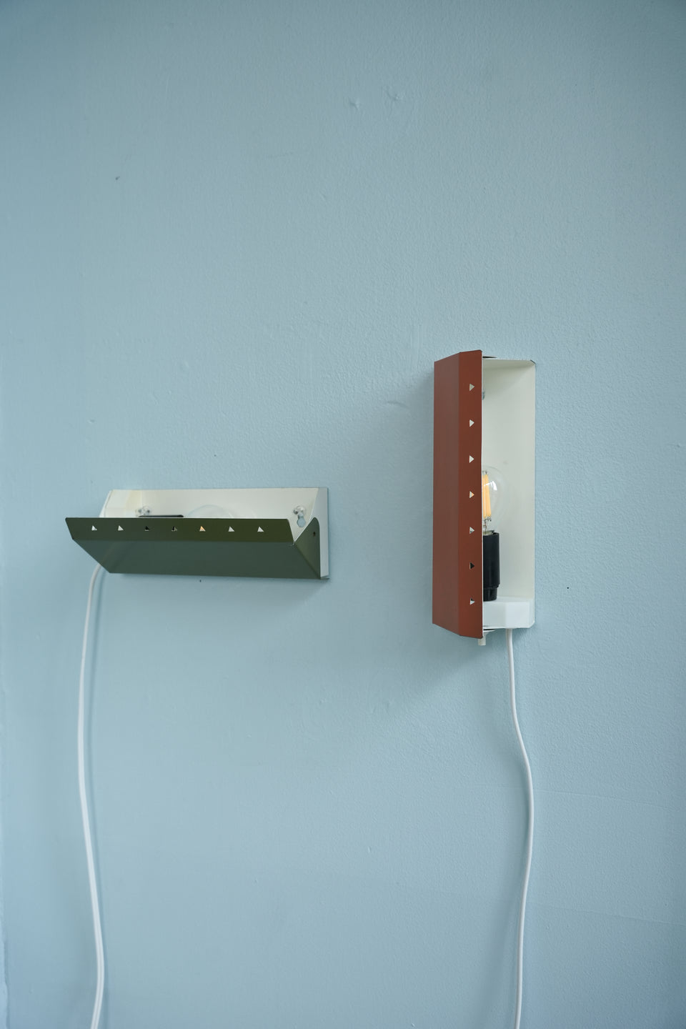 Danish Vintage E.S. Horn Bedside Wall Lamp Type 564 Green / Orange / デンマークヴィンテージ ホーン ウォールランプ