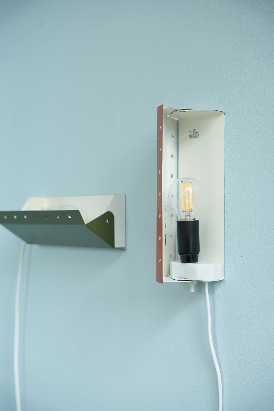 Danish Vintage E.S. Horn Bedside Wall Lamp Type 564 Green / Orange / デンマークヴィンテージ ホーン ウォールランプ