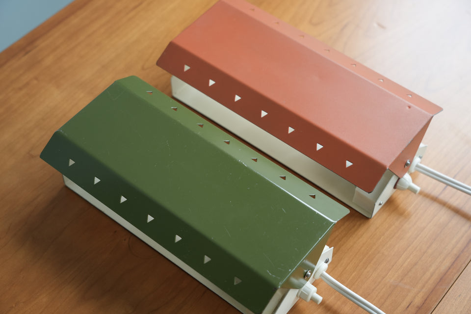 Danish Vintage E.S. Horn Bedside Wall Lamp Type 564 Green / Orange / デンマークヴィンテージ ホーン ウォールランプ