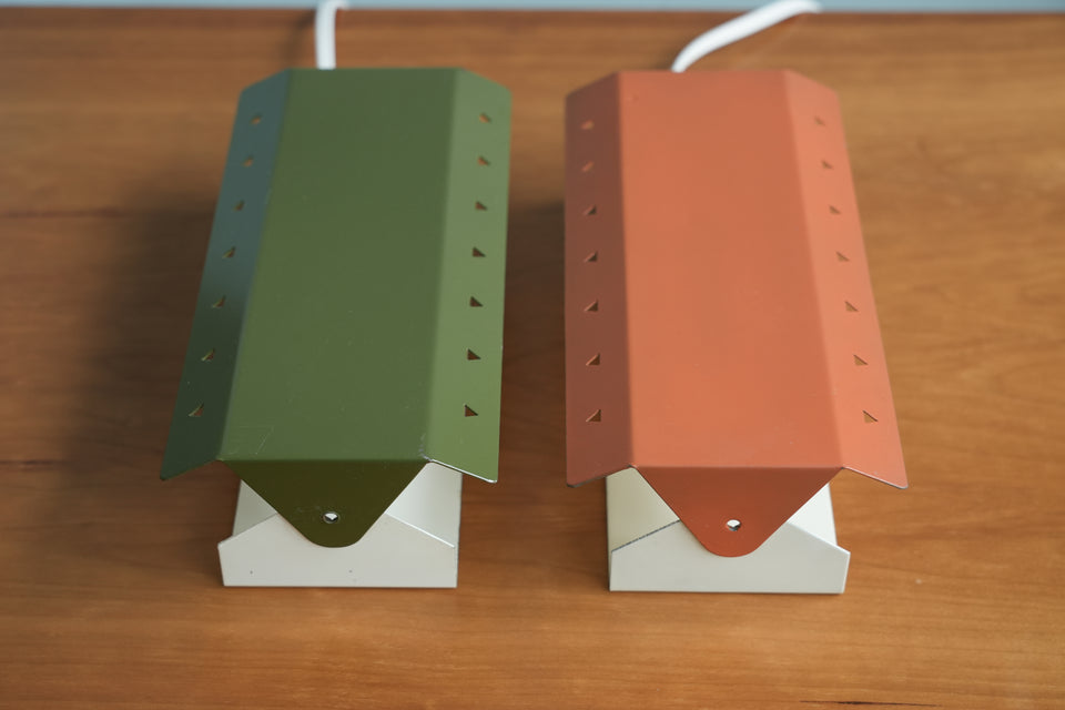 Danish Vintage E.S. Horn Bedside Wall Lamp Type 564 Green / Orange / デンマークヴィンテージ ホーン ウォールランプ