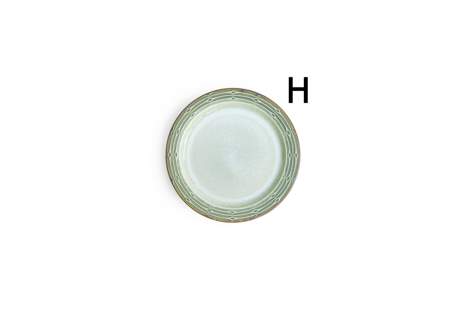 Bing & Grondahl Jens H. Quistgaard RUNE Plate 24cm/ビングオーグレンダール ルーン プレート クイストゴー 北欧食器 デンマークヴィンテージ