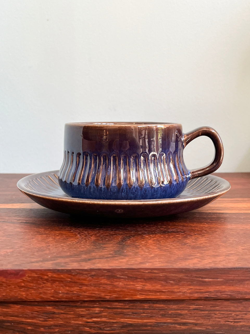 Swedish Vintage Gefle Kosmos Tea Cup and Saucer Plate/ゲフレ コスモス ティーカップ&ソーサー プレート 北欧食器 スウェーデンヴィンテージ