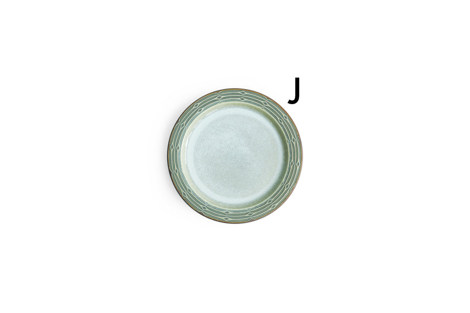 Bing & Grondahl Jens H. Quistgaard RUNE Plate 24cm/ビングオーグレンダール ルーン プレート クイストゴー 北欧食器 デンマークヴィンテージ