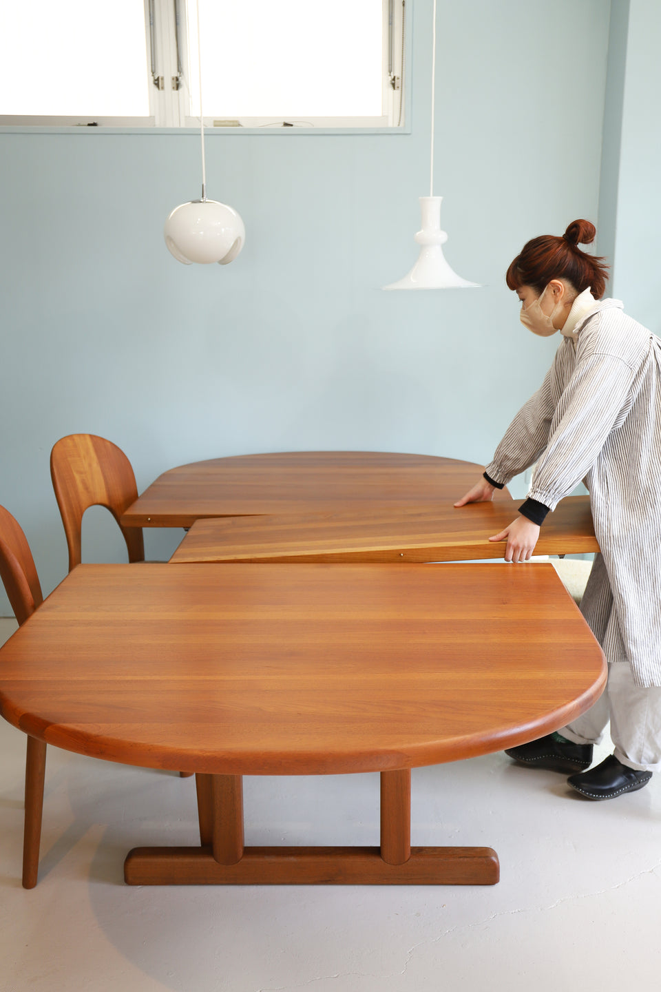 Danish Vintage L.Olsen&Son Extension Dining Table/デンマーク ヴィンテージ L.オルセン&サン エクステンション ダイニングテーブル 北欧家具 チーク材