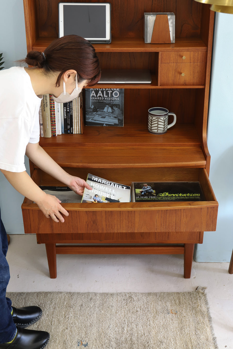 Writing Bureau Teakwood Danish Vintage/デンマークヴィンテージ ライティングビューロー 北欧家具