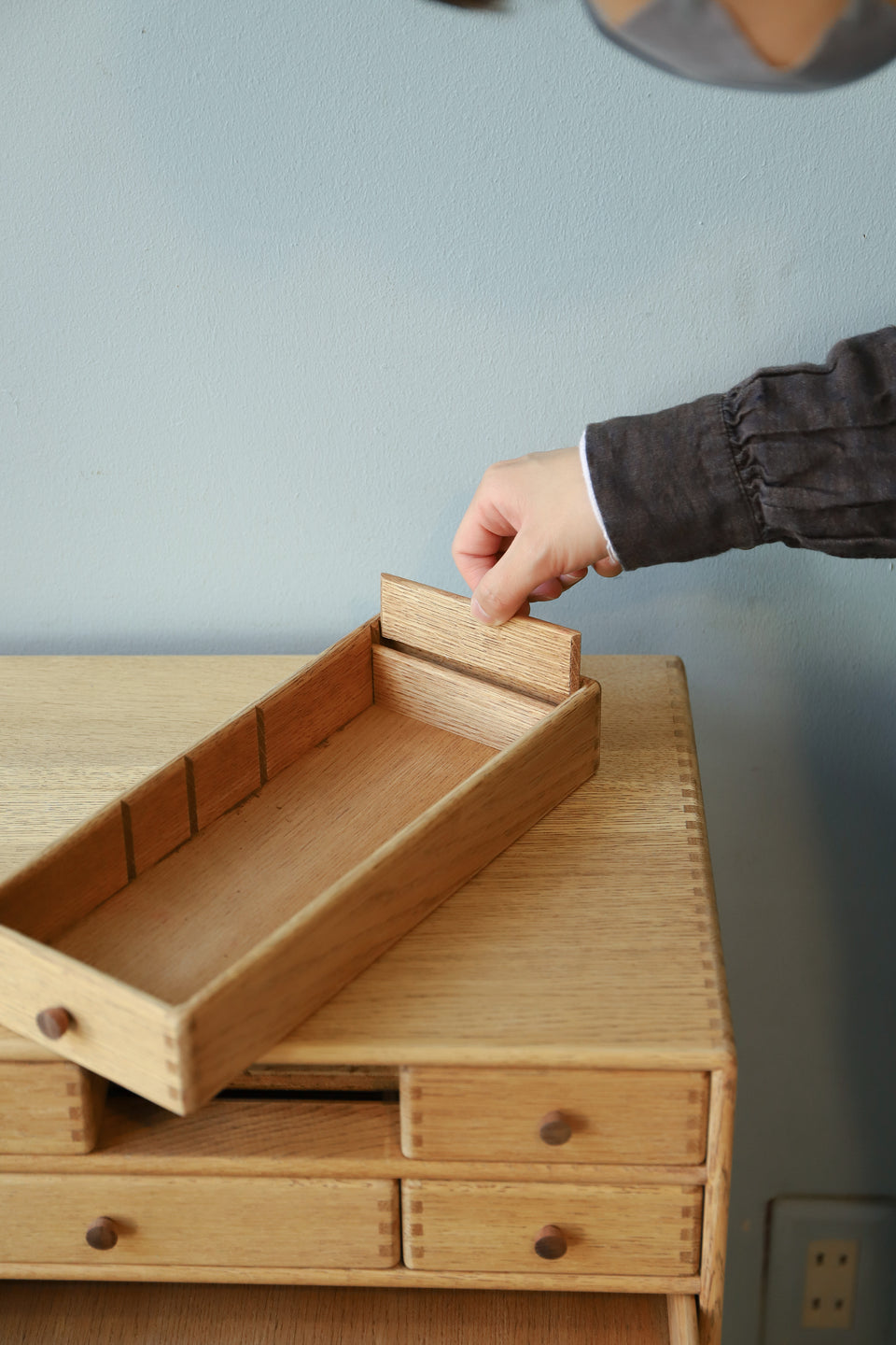 Wooden Desktop Chest Japanese Vintage/ジャパンヴィンテージ 小引き出し 卓上チェスト レトロ 収納