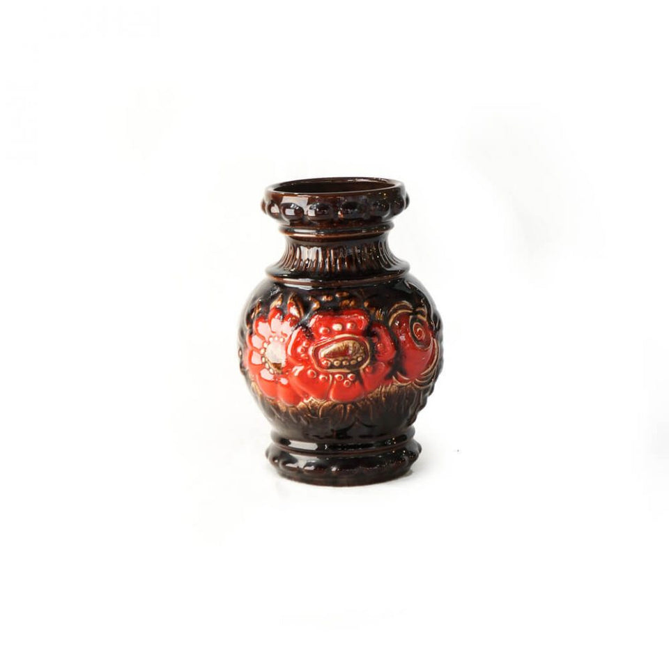 W.Germany Vintage Scheurich Vase Fat Lava/西ドイツ ヴィンテージ シューリッヒ ベース ファットラヴァ 花瓶 インテリア