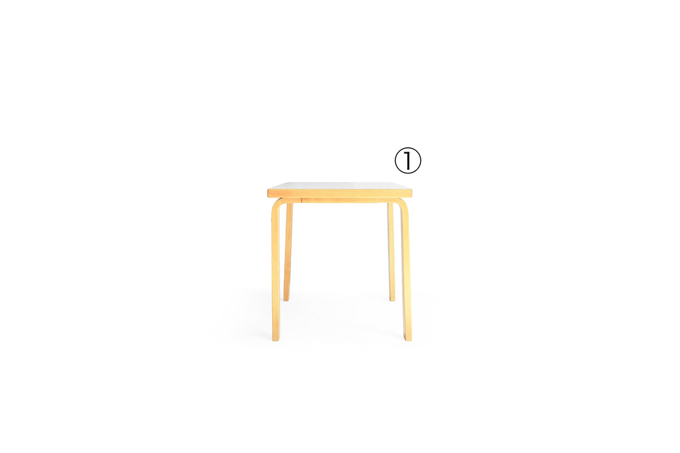 ①artek Square Table Alvar Aalto Finnish Vintage