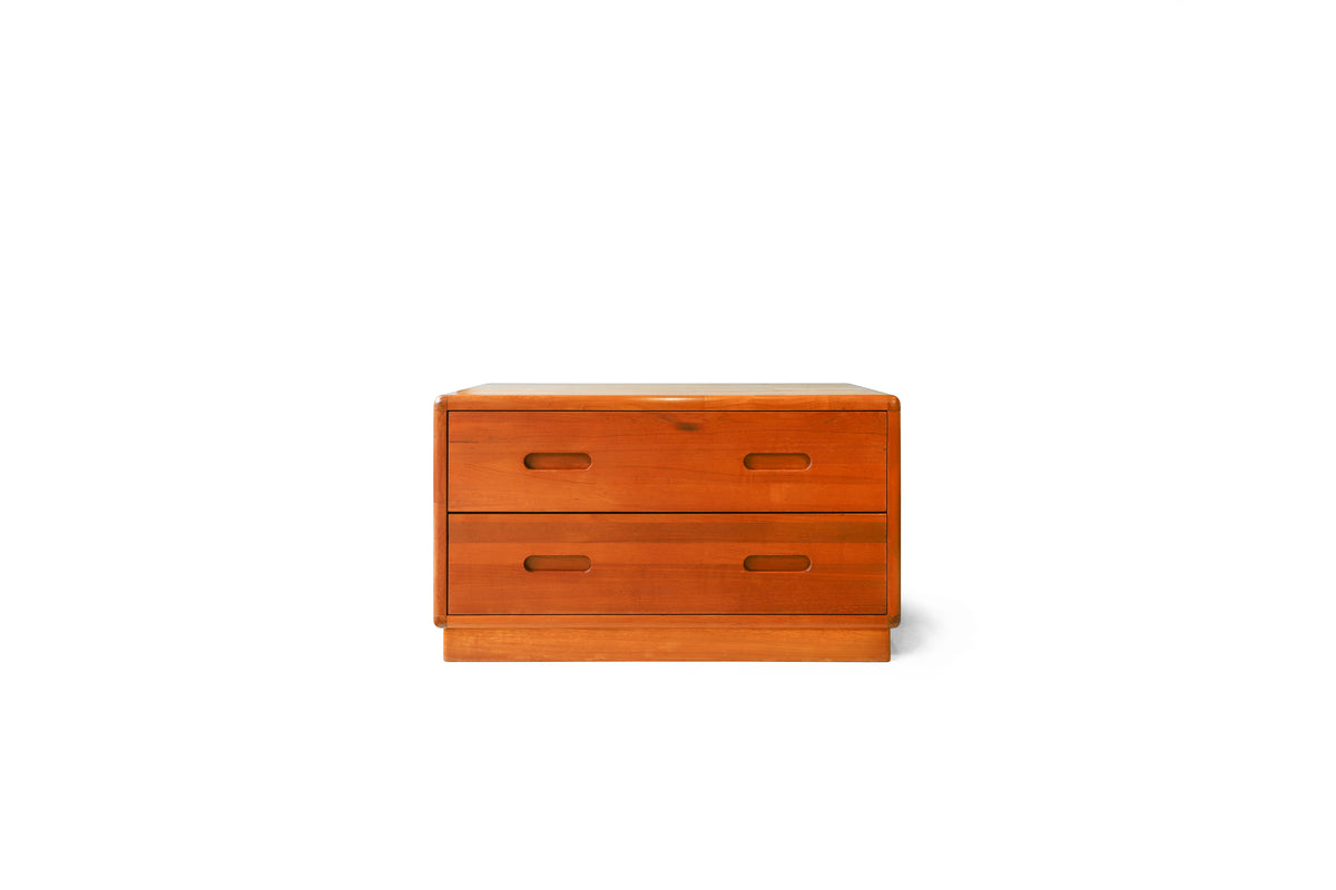 ヴィンテージ ローチェスト チーク材 収納家具 北欧デザイン/Vintage
