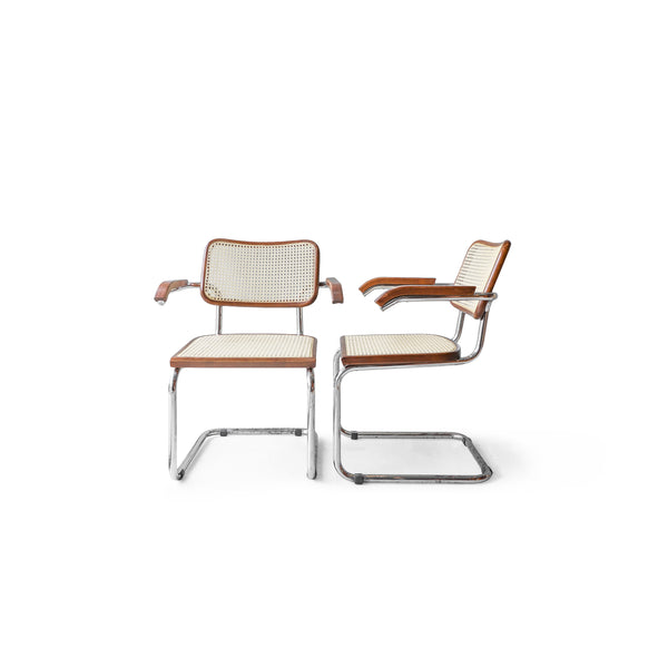 マルセル・ブロイヤー チェスカチェア アーム ヴィンテージ イタリア製/Marcel Breuer Cesca Chair B64 –  FURUICHI/古一