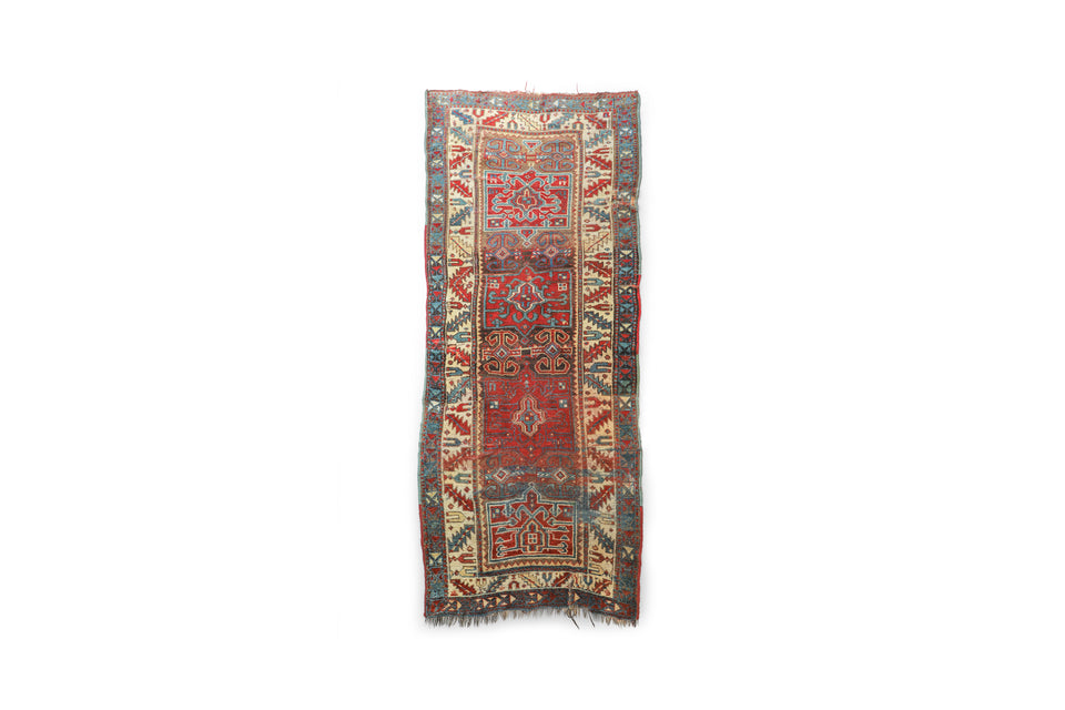 Old Caucasus Rug Persian Carpet/コーカサス オールドラグ ペルシャ絨毯 カーペット