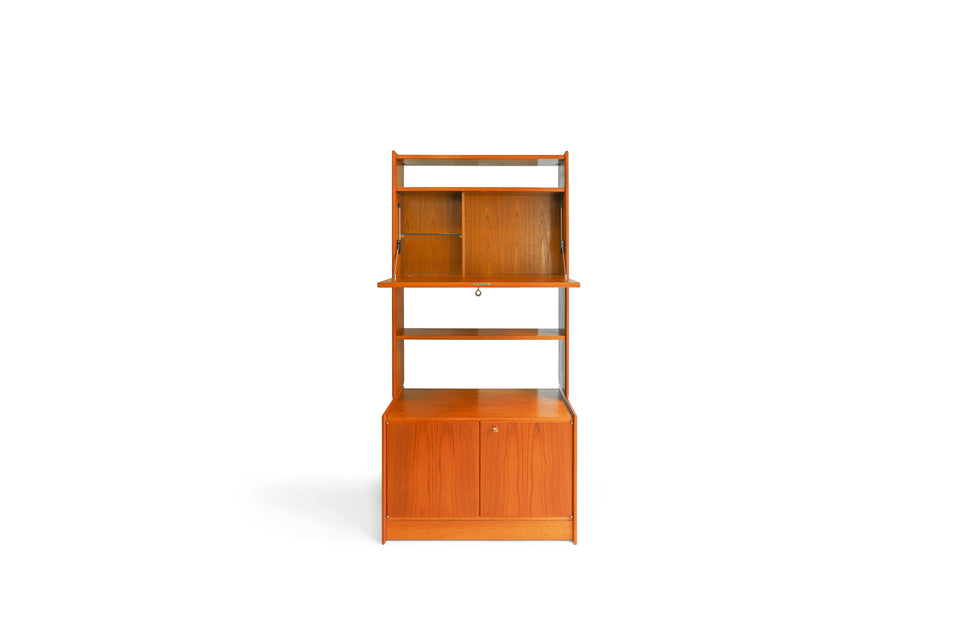 Scandinavian Vintage Teak Open Shelf/北欧ヴィンテージ オープンシェルフ チーク材 本棚 収納家具