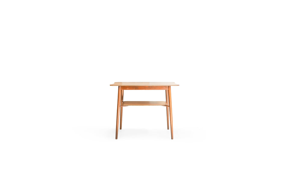Scandinavian Vintage Side Table with Magazine Rack/北欧ヴィンテージ サイドテーブル マガジンラック付き