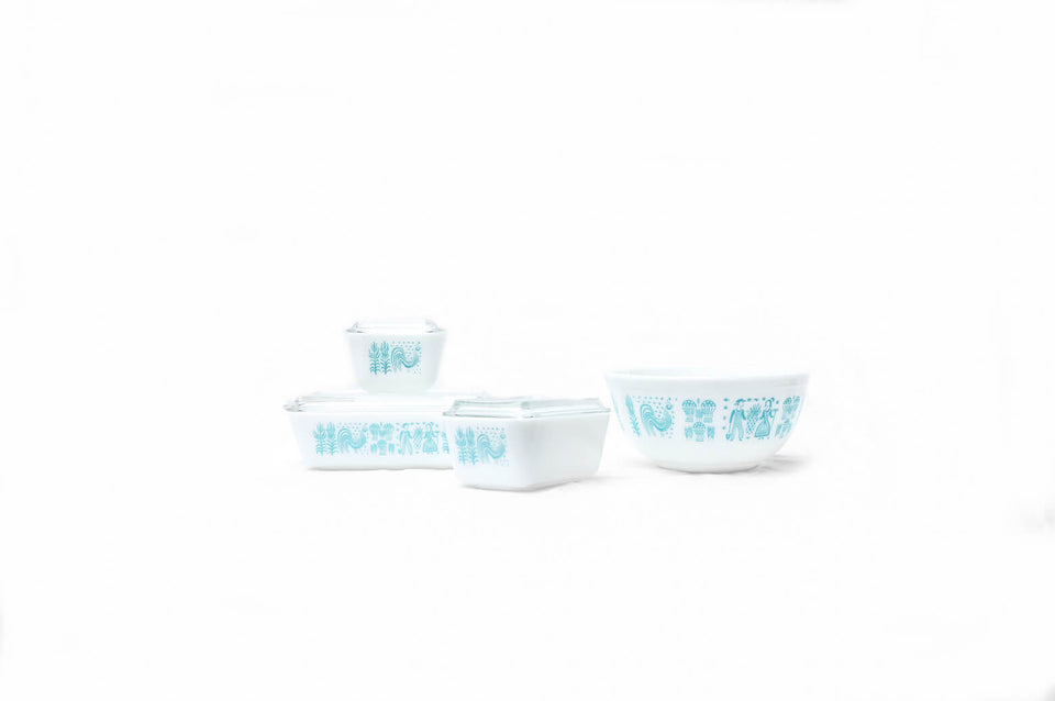 OLD PYREX BUTTER PRINT Table Ware/オールドパイレックス バター