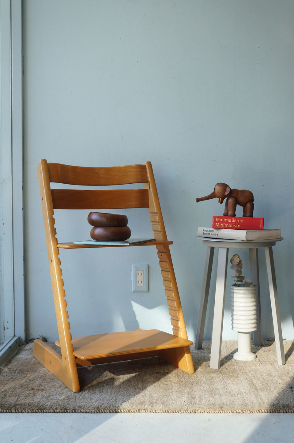 STOKKE TRIPP TRAPP Baby Chair Natural/ストッケ トリップトラップ ベビーチェア ハイチェア ナチュラル 旧型 ベビーガード 北欧デザイン