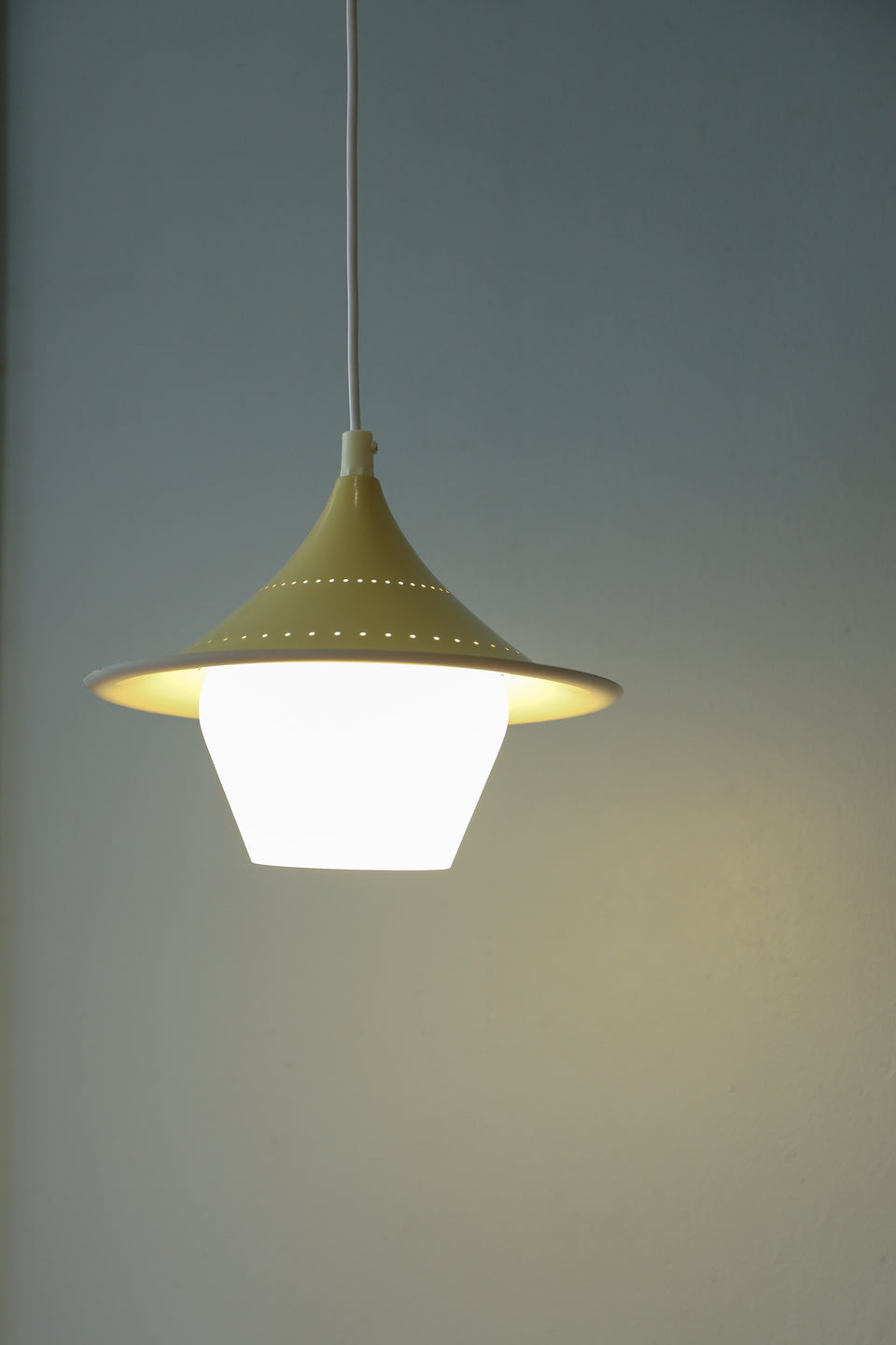 Frosted Glass Small Pendant Light Danish Vintage/デンマークヴィンテージ ペンダントライト フロストガラス 北欧インテリア