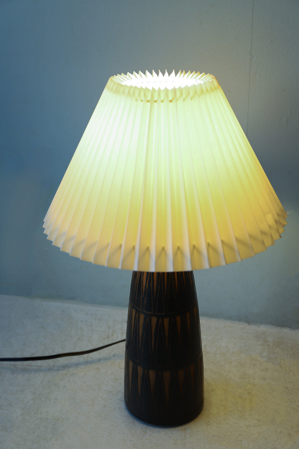 Michael Andersen and Son Table Lamp Danish Vintage/ミケル・アナセン テーブルランプ 照明 陶器 デンマークヴィンテージ