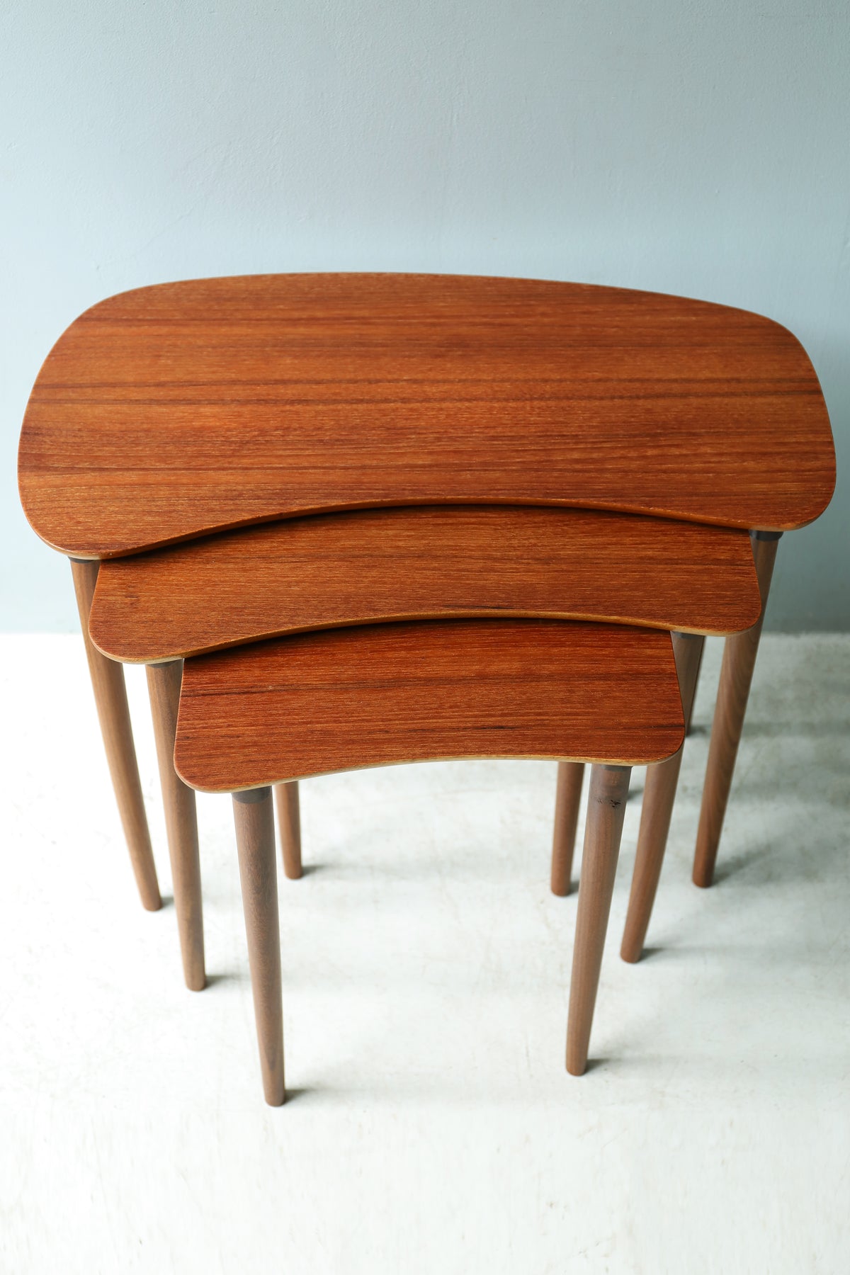 アイルランド O'Donnell Design ネストテーブル チーク 70's デンマークヴィンテージ ネストテーブル チーク材/Danish Vintage
