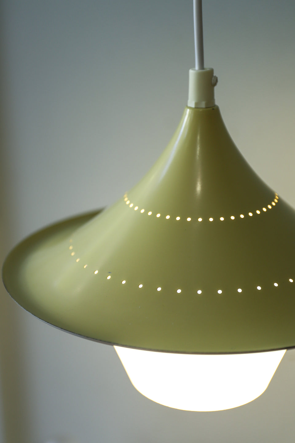 Frosted Glass Small Pendant Light Danish Vintage/デンマークヴィンテージ ペンダントライト フロストガラス 北欧インテリア