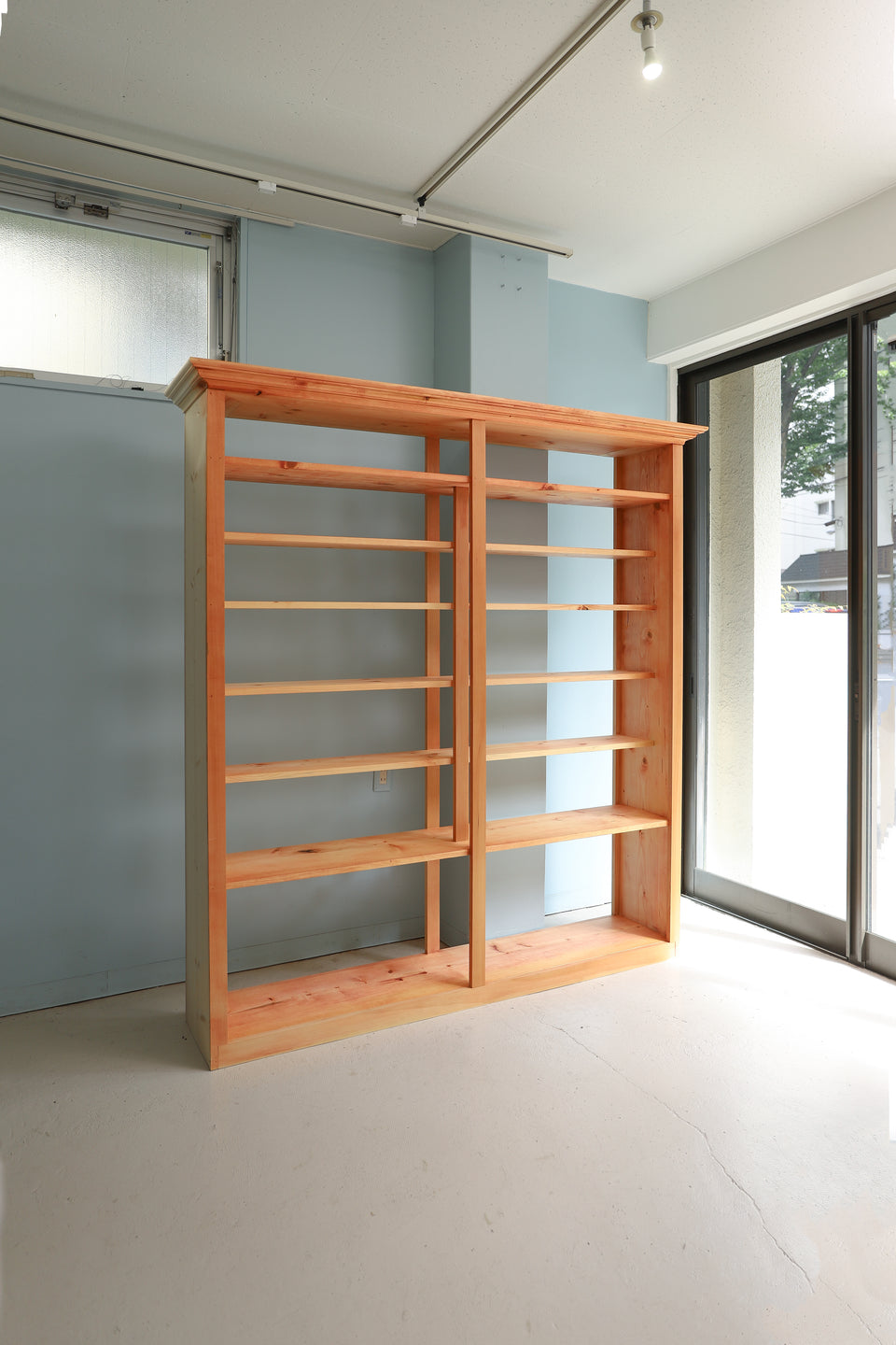 Wooden Open Display Shelf/ディスプレイオープンシェルフ 木製 シャビーナチュラル 什器