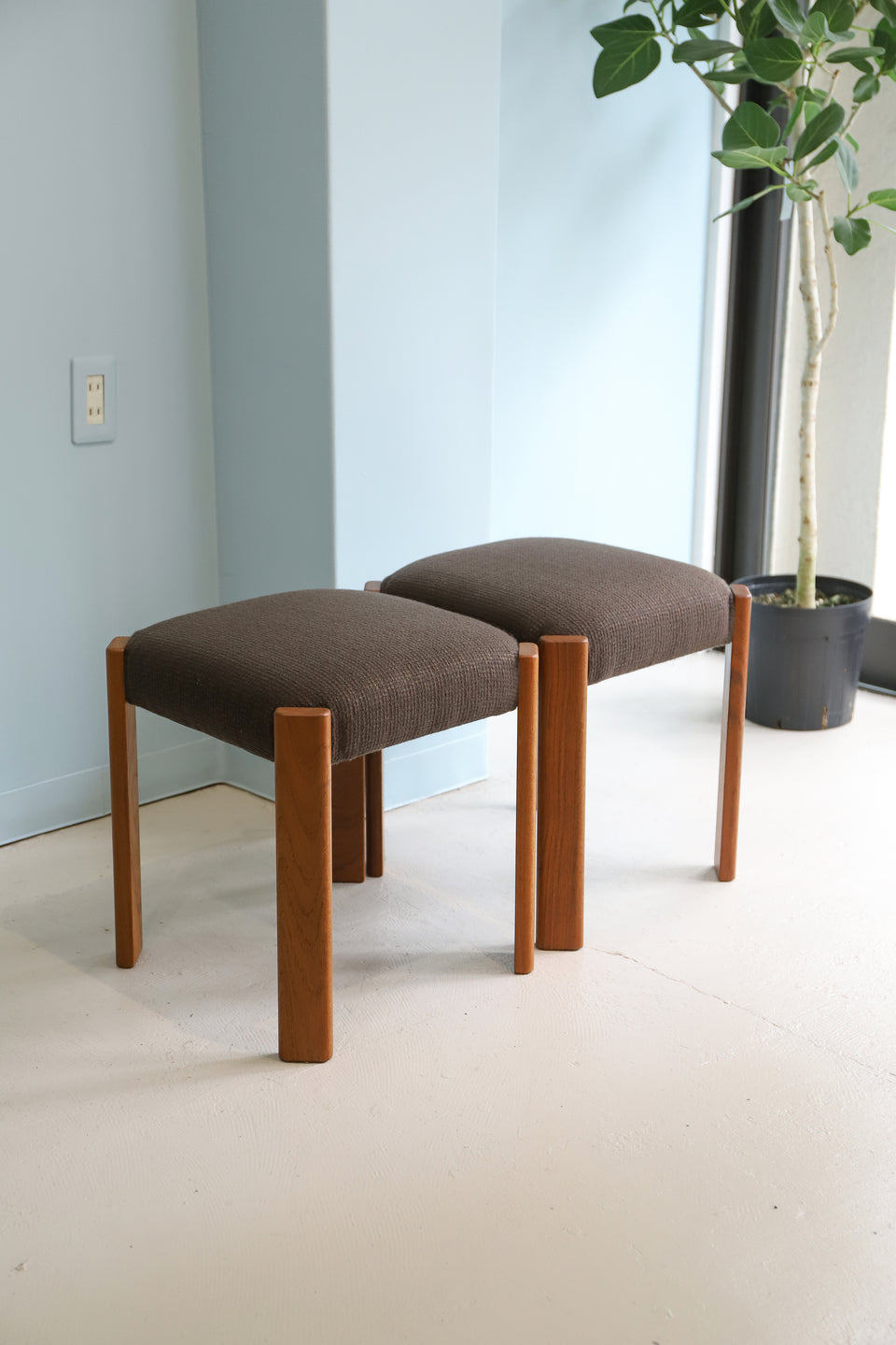 Japanese Vintage Teakwood Stool/ジャパンヴィンテージ スツール チーク材 椅子 モダン