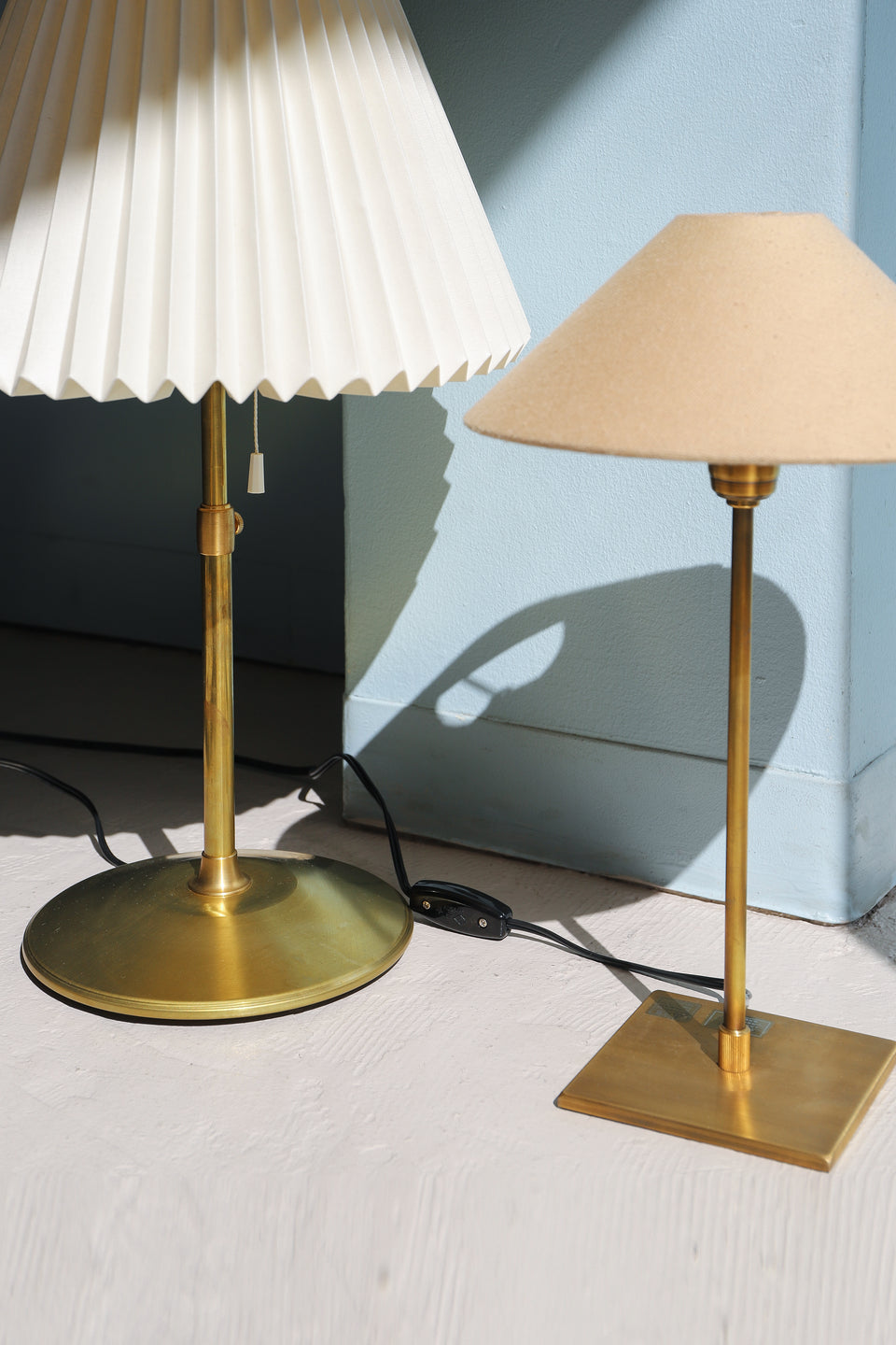 flame Blass Stand Table Lamp/フレイム テーブルランプ 真鍮 スタンドライト 間接照明