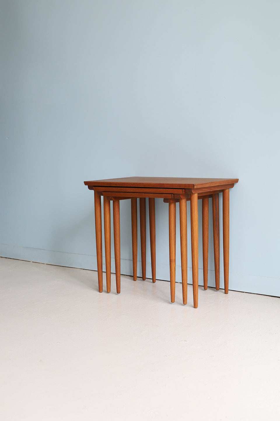 Teakwood Nesting Table Danish Vintage/デンマークヴィンテージ ネストテーブル サイドテーブル チーク材 北欧家具