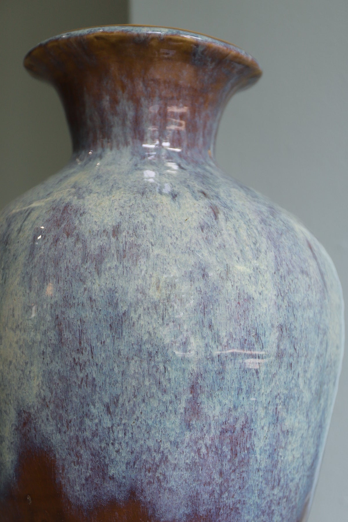 大きな花瓶 フラワーベース 焼き物 陶芸 インテリア/Japanese Ceramic