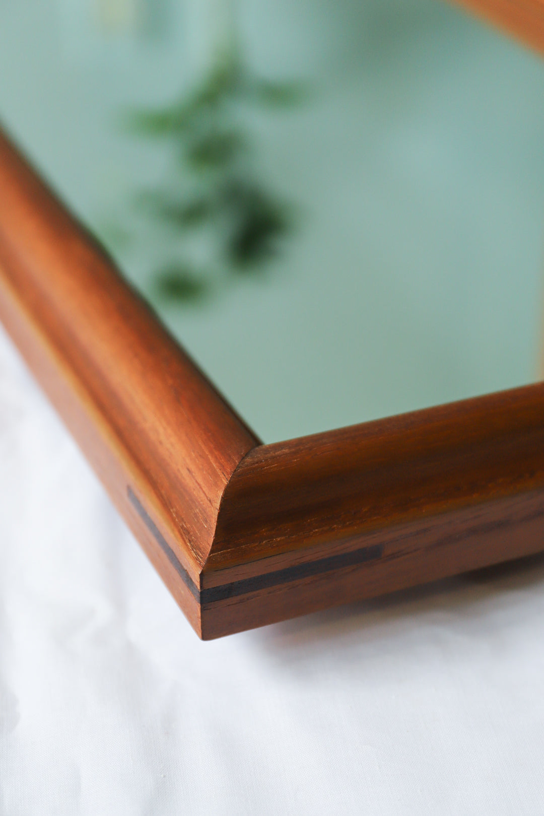 【Teak Frame Mirror】チーク材　ミラー　鏡 デンマーク ヴィンテージ 姿見 ミラー 鏡 チーク材 インテリア 北欧