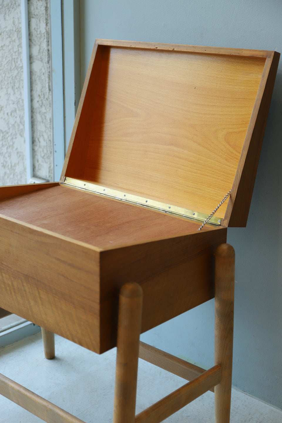 Sewing Box Table Danish Vintage/デンマークヴィンテージ ソーイングボックス テーブル 収納 北欧家具