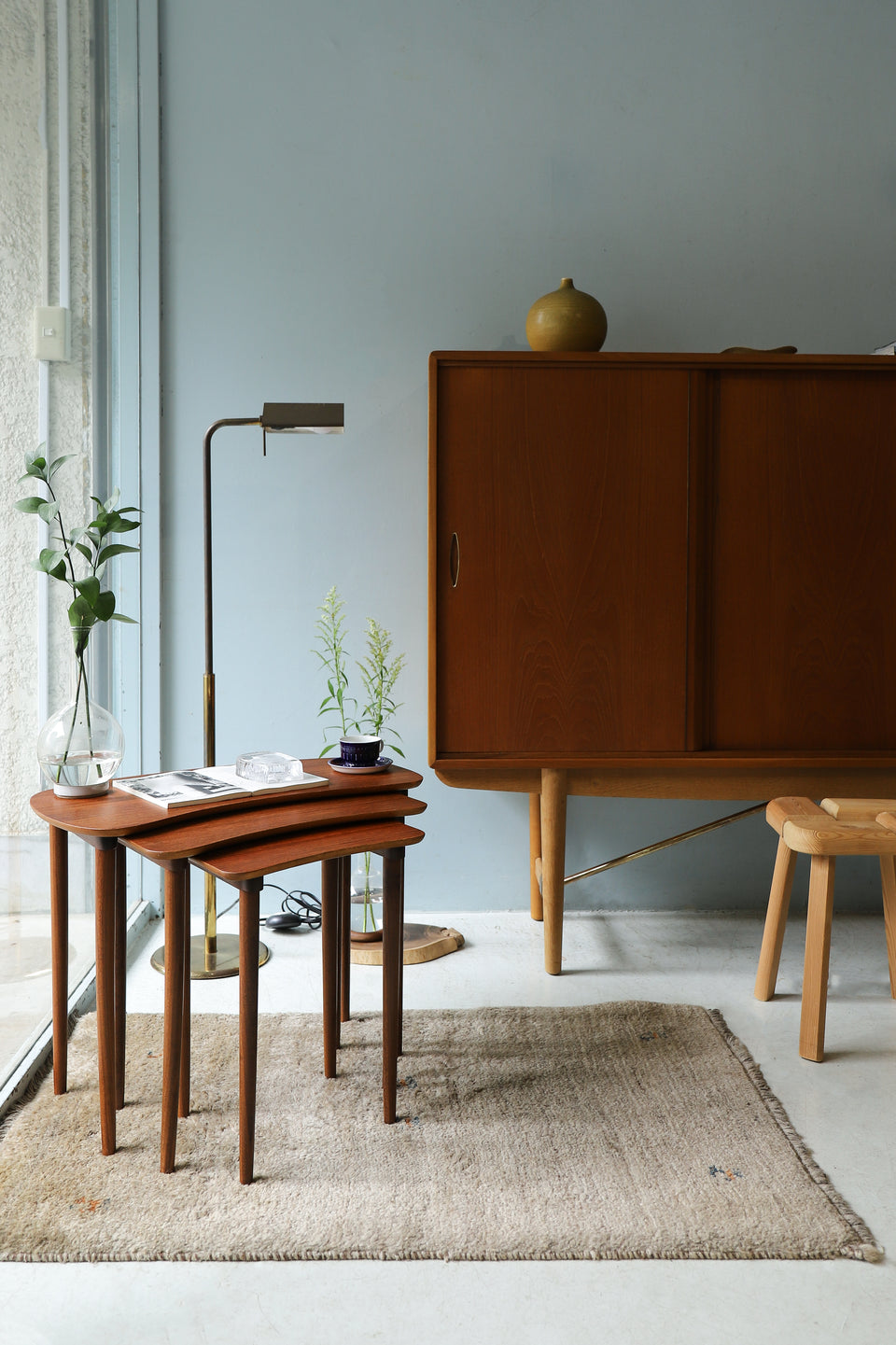 Danish Vintage Nesting Table/デンマークヴィンテージ ネストテーブル チーク材