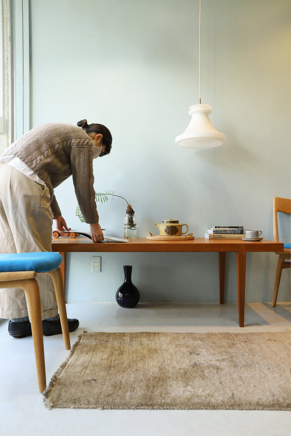 Haslev Møbelsnedkeri Teakwood Center Table Severin Hansen Jr./デンマークヴィンテージ ハスレヴ センターテーブル チーク材