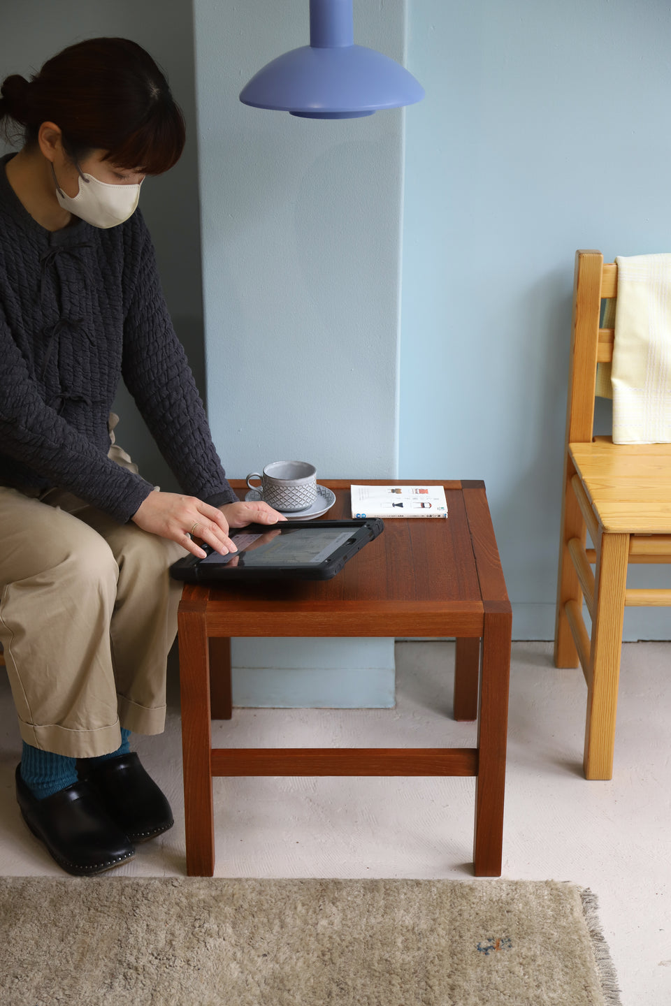 Japanese Vintage Side Table Teakwood/ジャパンヴィンテージ サイドテーブル チーク材 北欧スタイル