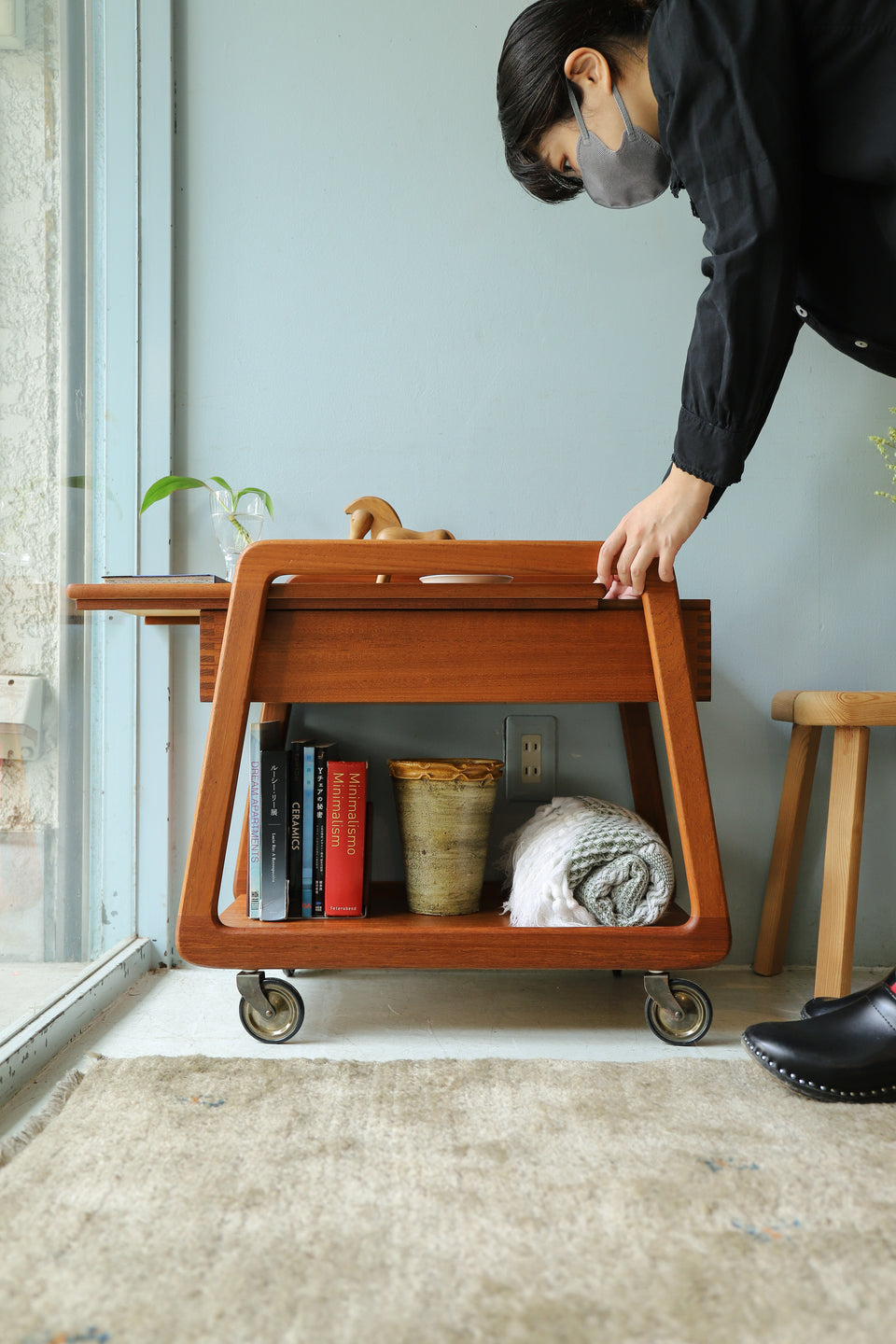 Sika Møbler Sewing Wagon Danish Vintage/シカモブラー ソーイングワゴン デンマークヴィンテージ チーク材