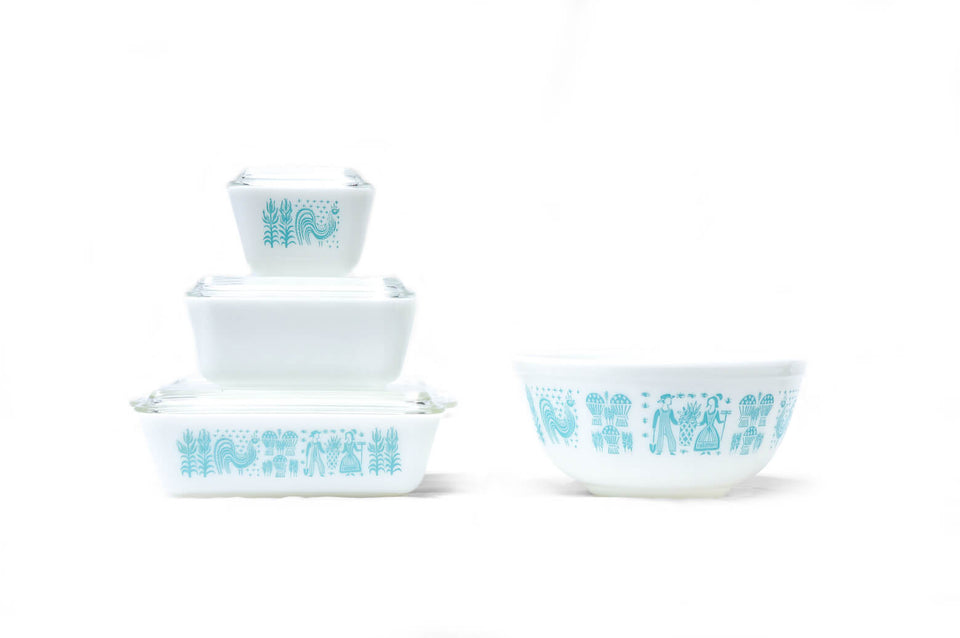 OLD PYREX BUTTER PRINT pattern Table Ware MADE IN USA / オールドパイレックス バター プリント テーブルウェア アメリカ製