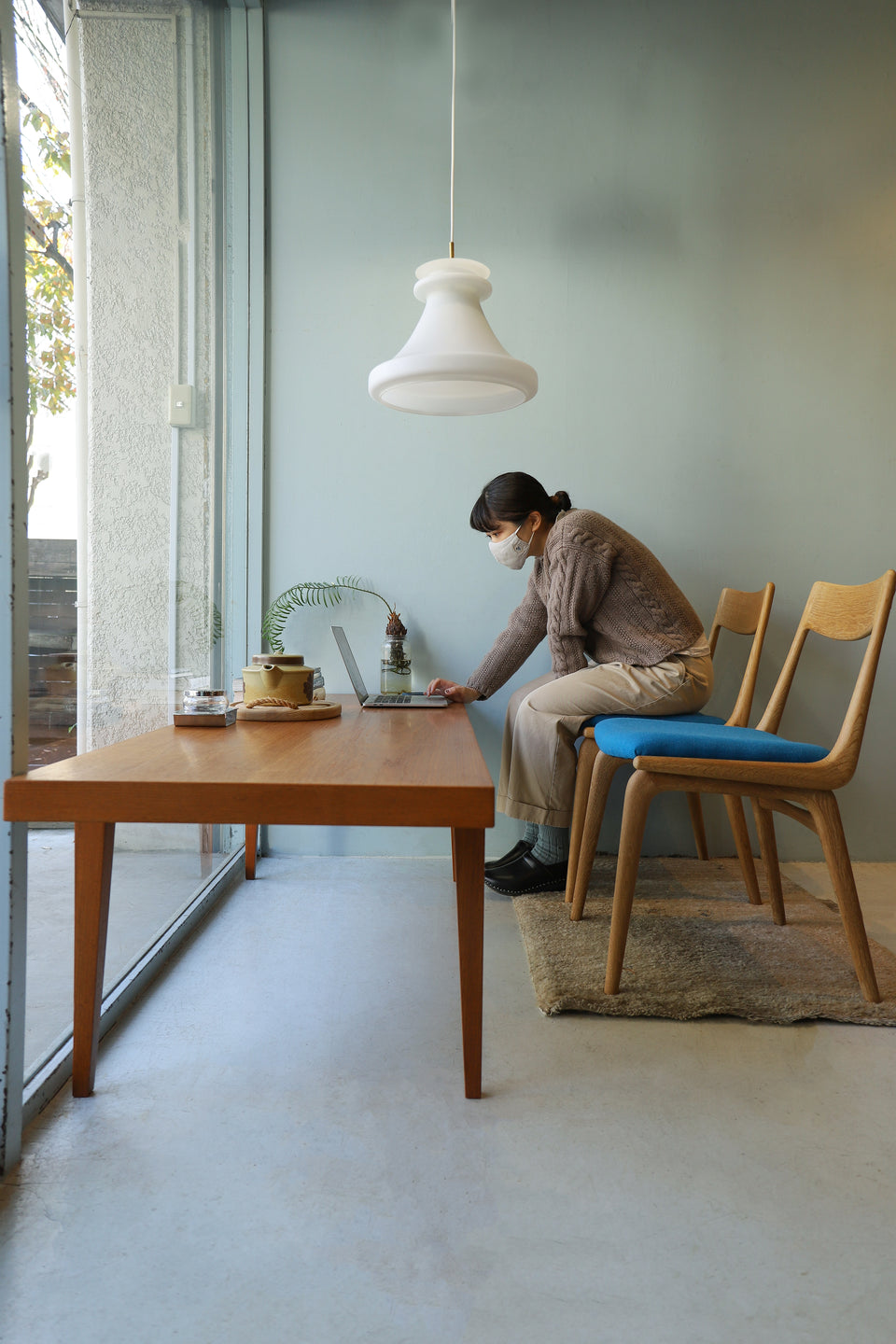 Haslev Møbelsnedkeri Teakwood Center Table Severin Hansen Jr./デンマークヴィンテージ ハスレヴ センターテーブル チーク材