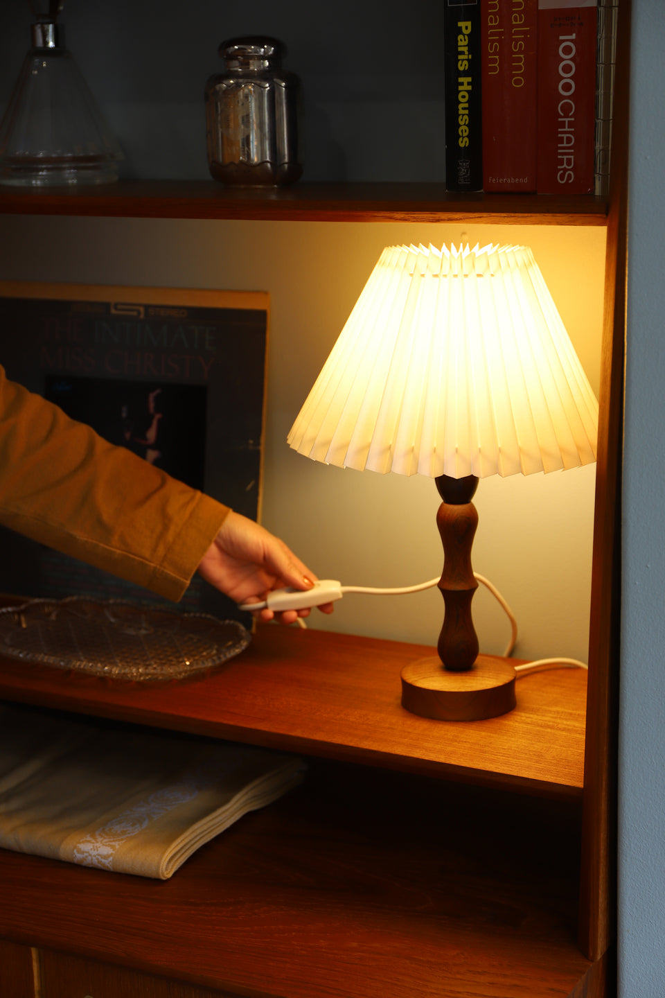 Danish Vintage Rosewood Table Lamp/デンマークヴィンテージ テーブルランプ ローズウッド 間接照明 北欧インテリア
