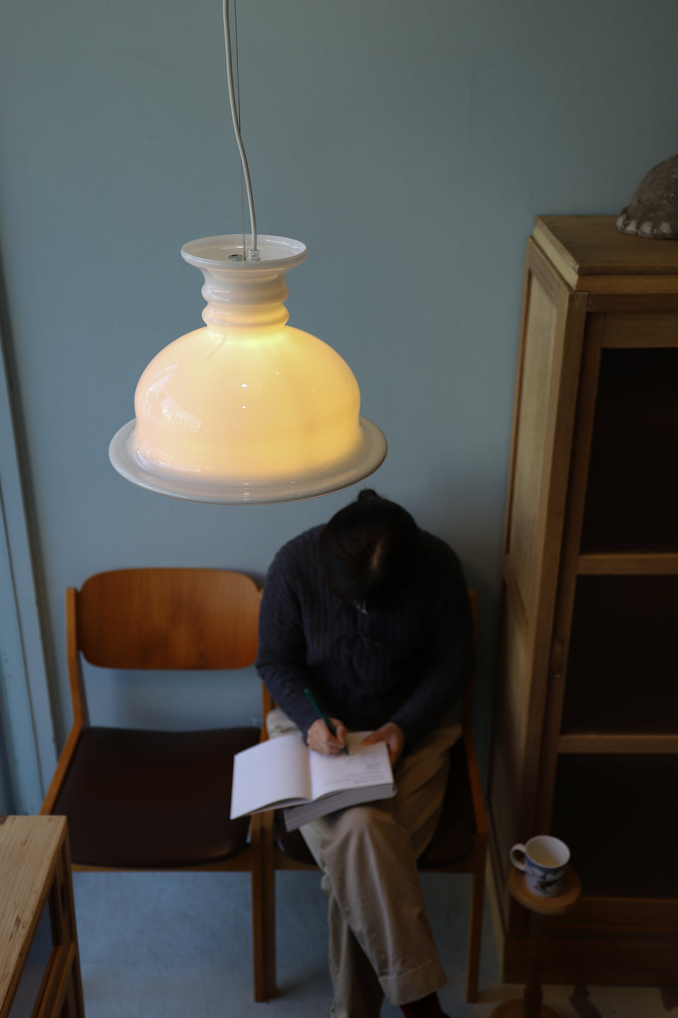 Vintage Holmegaard Pendant Light “Kro” Sidse Werner/ホルムガード ペンダントライト シセ・ヴェアナー デンマークヴィンテージ 照明 北欧インテリア