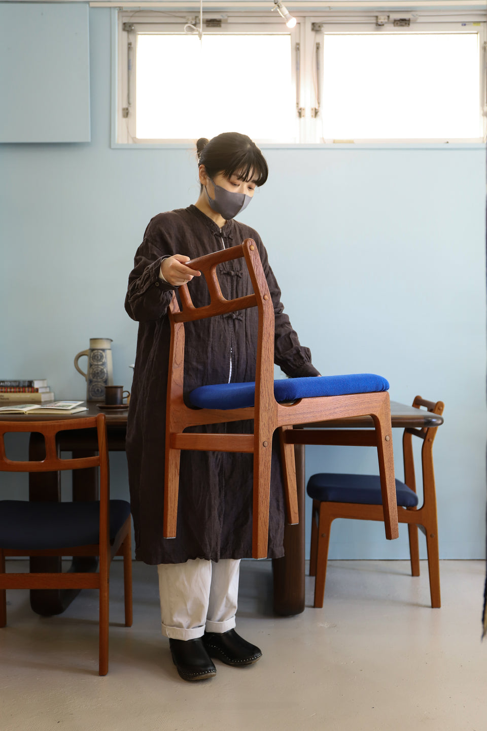 Vintage D-Scan Dining Chair Teakwood/D-スキャン ダイニングチェア チーク材 北欧デザイン ヴィンテージ