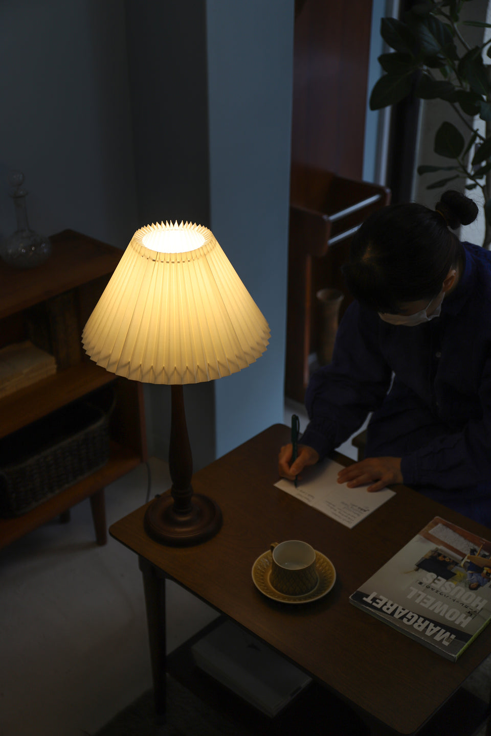ローラアシュレイ 木製テーブルランプ 間接照明 インテリア/Laura 