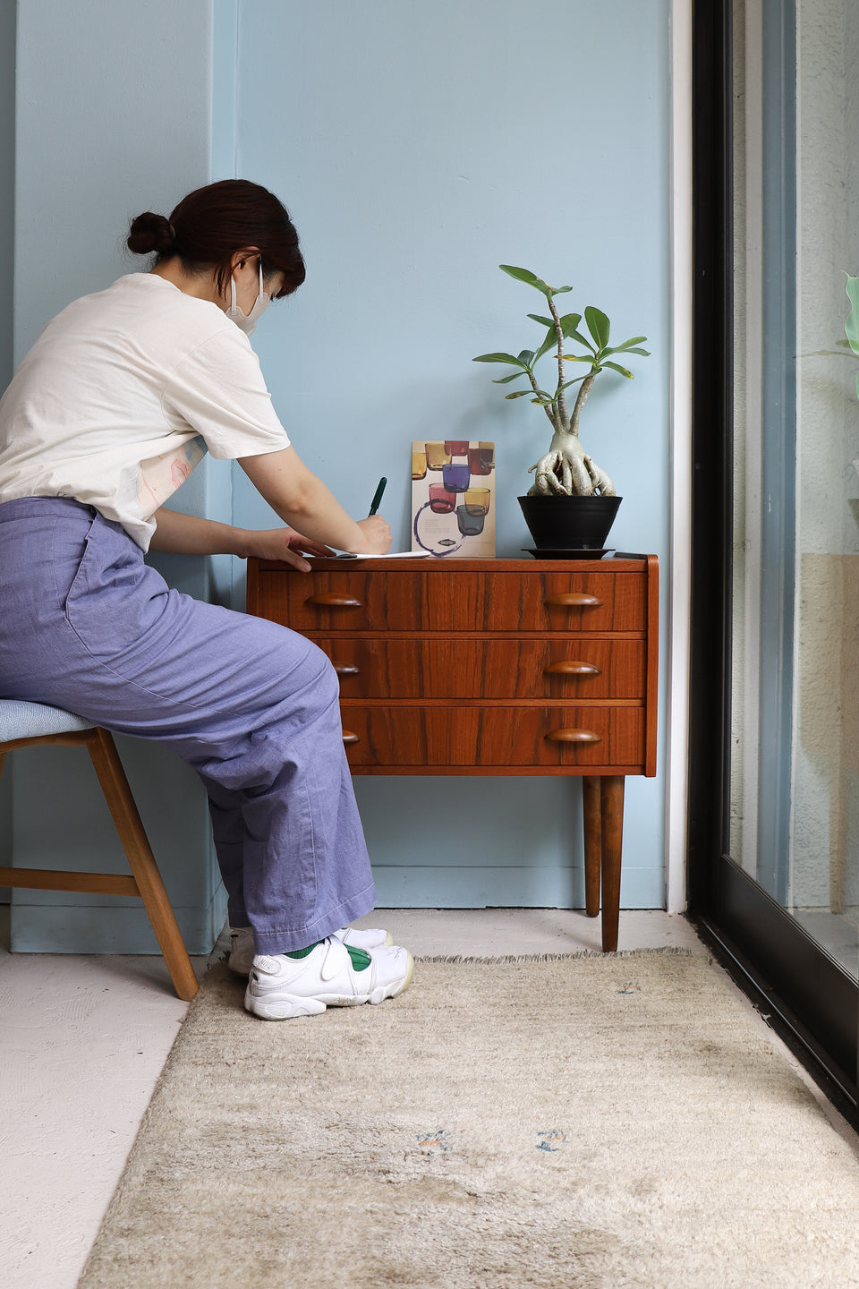 Danish Vintage 3drawer Chest Teakwood/デンマークヴィンテージ チェスト 3段 収納家具 北欧インテリア