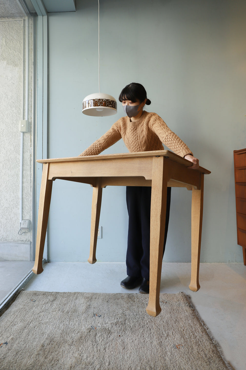 Dining Work Table Oakwood Danish Vintage/デンマークヴィンテージ ダイニング ワークテーブル オーク材 北欧家具