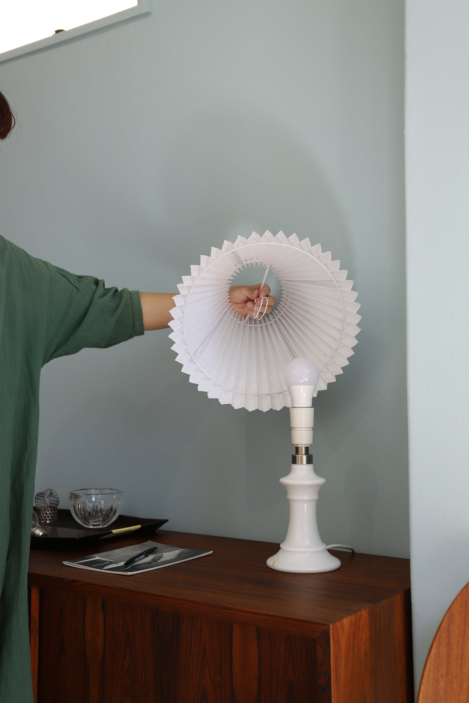 Danish Vintage Holmegaard Table Lamp Michelle/ホルムガード テーブルランプ ミシェル 間接照明 デンマークヴィンテージ 北欧インテリア