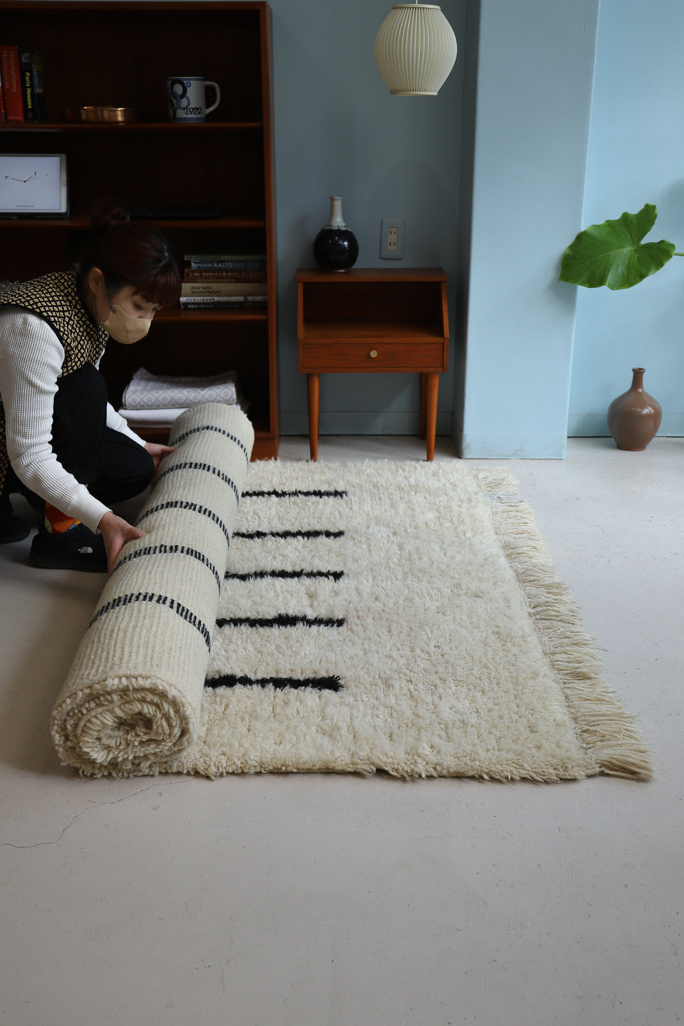 トレフォイル モロッコ絨毯ラグ Morocco Berber rug - 通販